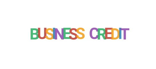 Business Credit word concept