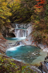 西沢渓谷・七ツ釜五段の滝