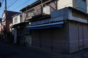 Fototapeta na wymiar 日本の住宅　建物　二階建て　家　建築　壁　住居　