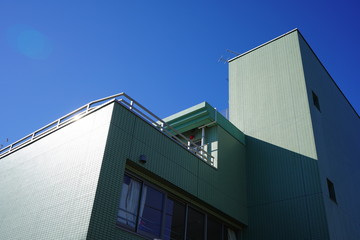 日本の住宅　建物　二階建て　家　建築　壁　住居　