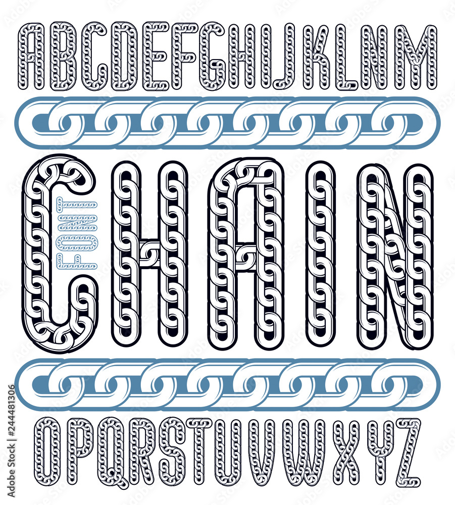 Poster vector condensed, tall font. trendy typescript can be used in art creation. upper case decorative le