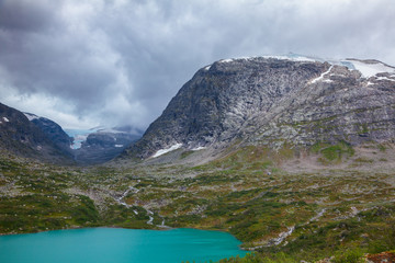 Clouds over Syrtbyttnose mountain Syrtbyttdalen Oppland Norway Scandinavia