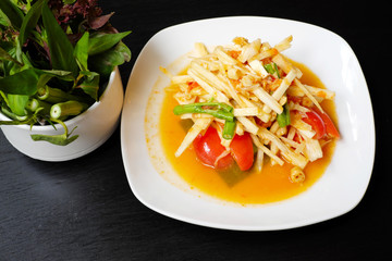 Salad with Coconut of Thailand