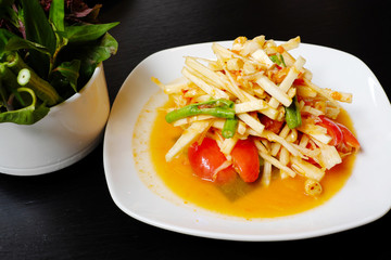 Salad with Coconut of Thailand