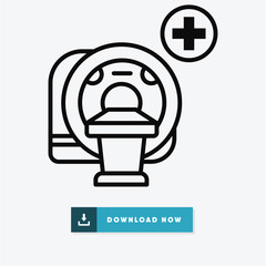 Mri vector icon