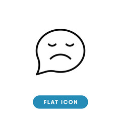 Sad vector icon