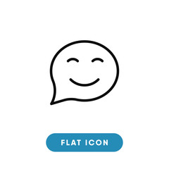 Happy vector icon