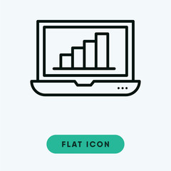 Laptop vector icon