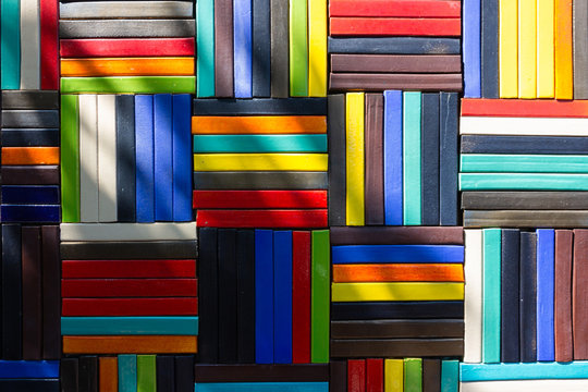 colourful pattern. colourful seramic texture, use as background.