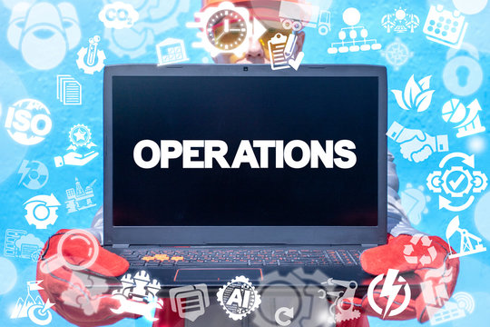Operations and automation industry production process.