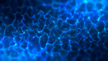 Abstract futuristic waves background