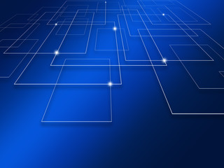 Background abstract polygon data technology communication design illustration