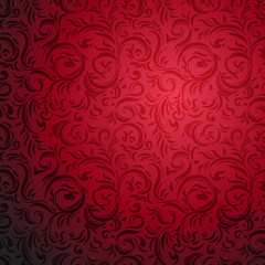 Ornamental red pattern
