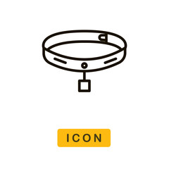 Collar vector icon