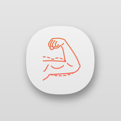 Male arm lift surgery app icon