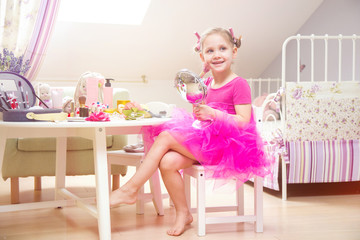 little girl fashionista