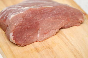 Meat for cooking and frying steaks