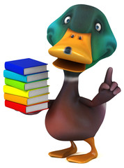 Fun duck - 3D Illustration