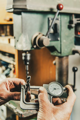 profesional measuring drill bit. vintage filter