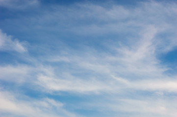 Obraz premium blue sky with white clouds