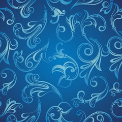 Fototapeta premium Vector ornamental floral background. Vintage style