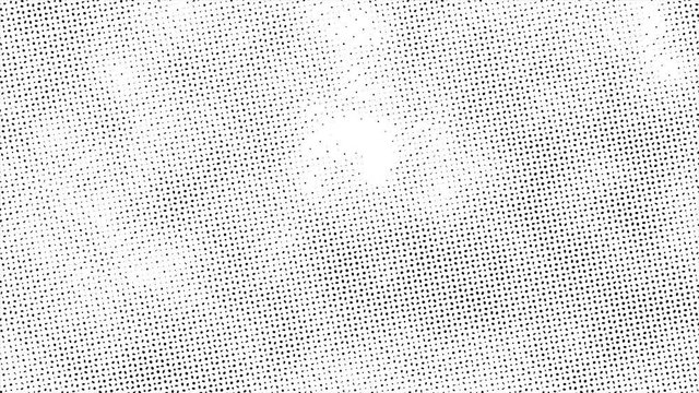 Set of 5 artistic halftone animated textures. Loop ready clips for animation textures or video luma mattes.