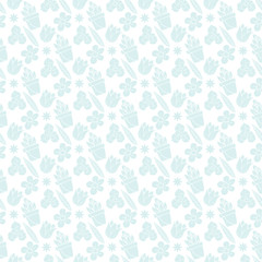 Beautiful seamless pattern with flowers. Vector illustration. Summer design