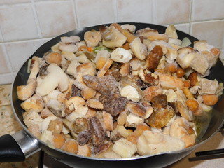 cuocere in funghi