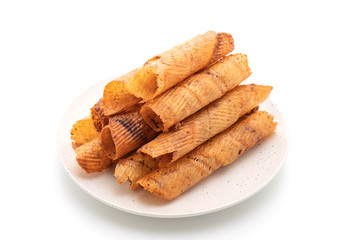 crispy dried squid rolls