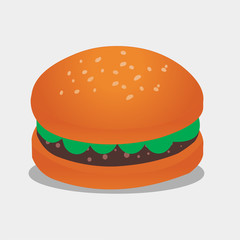 burger vector symbol illustration
