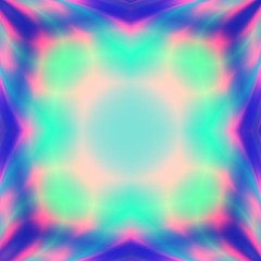 Colorful illustration mandala wallpaper pattern