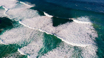 Beautiful aerial view of the coast