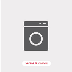 washing machine icon vector