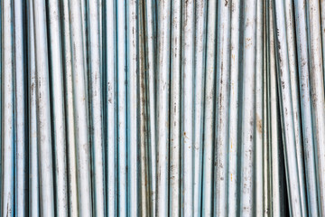 Obraz premium metal rods stored random creating texture and patterns