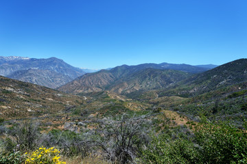 Kings Canyon National Park mountain landscape, California, USA