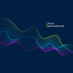 Bright dynamic waves of points and lines.