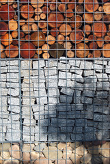 MURO RECICLADO DE MATERIALES