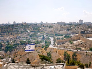 Fototapeta na wymiar Wailing wall, jerusalem, Israel