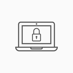 security laptop icon