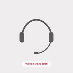 headphones icon vector