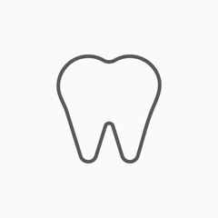 tooth icon, teeth vector