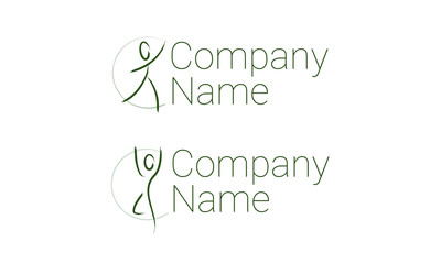 Logo stretching pilates Exercise