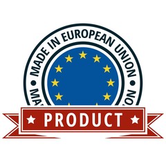 Product Made in European Union illustration