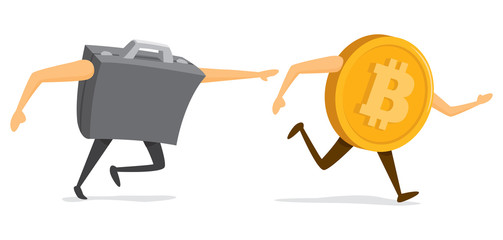 Business portfolio chasing bitcoin