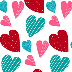  colorful heart pattern