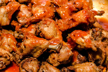 fried chicken background