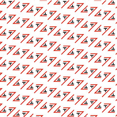 Retro red  pattern