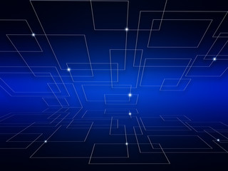 Digital technology world. Business virtual concept background