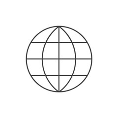 Global line icon