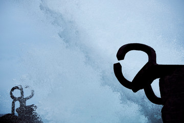 Peine de los Vientos (Chillida). Donostia, San Sebastian.